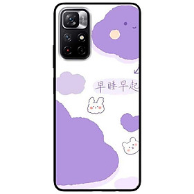 Ốp lưng dành cho Xiaomi Redmi Note 11 5G - Redmi Note 11T - Redmi Note 11S mẫu Mây Tím