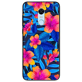 Ốp lưng in cho Xiaomi Redmi Note 5 (Redmi 5 Plus) Mẫu Hoa Lá Xanh