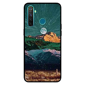 Ốp Lưng in cho Realme 5 Pro / Realme Q Mẫu Mặt Trăng Rực Rỡ - Hàng Chính Hãng