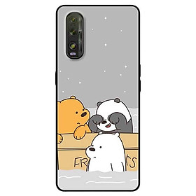 Ốp lưng dành cho Oppo Find X2 mẫu 3 Chú Gấu 1