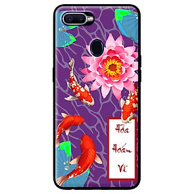 Ốp in cho Oppo A7 Cá Koi Hỏa - Hàng chính hãng