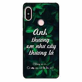 Ốp lưng in cho Xiaomi Mi 8 Mẫu Anh Thương Em