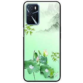 Ốp lưng dành cho Oppo A16 mẫu Tranh Sen