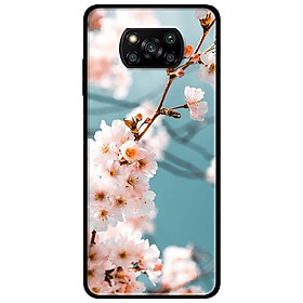 Ốp lưng dành cho Xiaomi Poco X3 mẫu Hoa Đào Nở Hoa