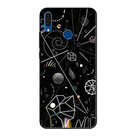 Ốp Lưng in cho Huawei Y9 2019 Mẫu Tư Duy Toán Học - Hàng Chính Hãng