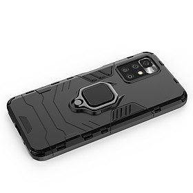 Ốp lưng dành cho Xiaomi Redmi 10 iron man chống sốc kèm iring - hàng nhập khẩu