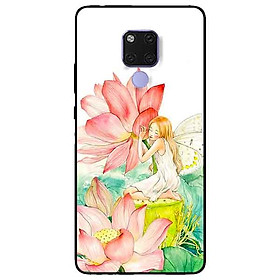 Ốp lưng in cho Huawei Mate 20 Mẫu Cô Gái Trung Hoa