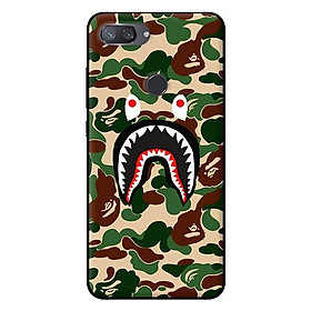 Ốp in cho Xiaomi Mi 8 Lite Bape Camo Xanh Lá - Hàng chính hãng