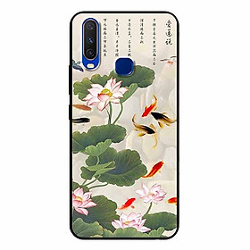 Ốp lưng in cho Vivo Y12 Tranh Cá Koi