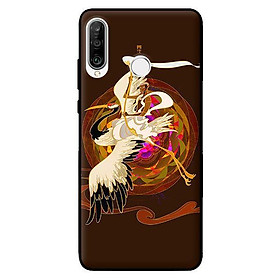 Ốp in cho Huawei P30 Lite Hạc Trắng Đen - Hàng chính hãng