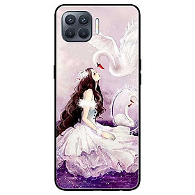 Ốp lưng dành cho Oppo A93 - F17 Pro mẫu Cô Gái Thiên Nga