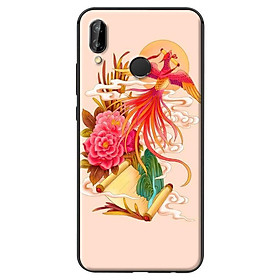 Ốp in cho Huawei Nova 3E Phượng Hoàng Nền Hồng - Hàng chính hãng
