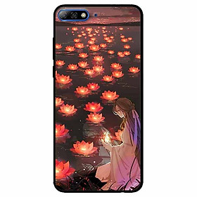 Ốp lưng dành cho Huawei Y7 Prime 2018 mẫu Thả Hoa Đăng