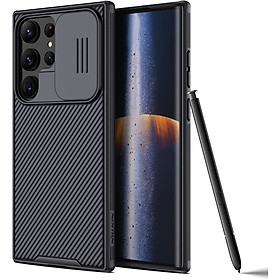 Ốp Lưng Nillkin cho Samsung Galaxy S23 Ultra Với Nắp Trượt Camera bảo vệ , chống shock Nillkin CamShield Pro - Hàng chính hãng