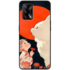 Ốp lưng cho Oppo A74 - A95 4G - A60 4G - A36 - A76 - A96 4G - Thỏ Và Bé - Hàng Chính Hãng
