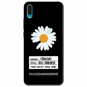 Ốp lưng in cho Huawei Y7 Pro 2019 Mẫu Cúc To Có Nhãn