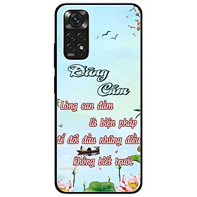 Ốp lưng dành cho Xiaomi Redmi Note 11 4G - Dũng Cảm Thư Pháp