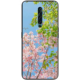 Ốp lưng cho Oppo Reno 2Z - 2F - 6Z - 7Z 5G - 8Z 5G - 8T 4G - 8T 5G - A96 5G - Đào Hồng Xanh - Hàng Chính Hãng