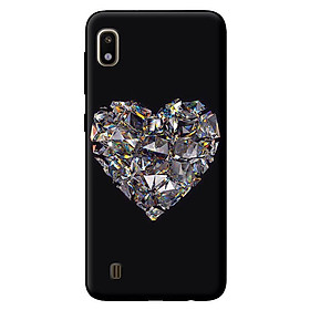 Ốp lưng cho Samsung Galaxy A10 nền kim cương đen 1 - Hàng chính hãng