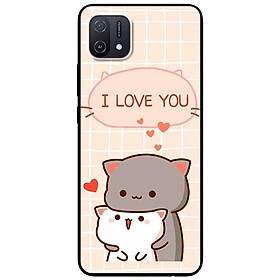 Ốp lưng dành cho Oppo A16K - Oppo A36 / A76 - Oppo Reno 7z 5G - Hai Chú Mèo Ôm I Love U
