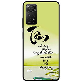 Ốp lưng cho Redmi Note 11 4G - Redmi Note 12 - Redmi Note 12 Pro - Redmi Note 12 Pro 5G - Tâm - Hàng Chính Hãng