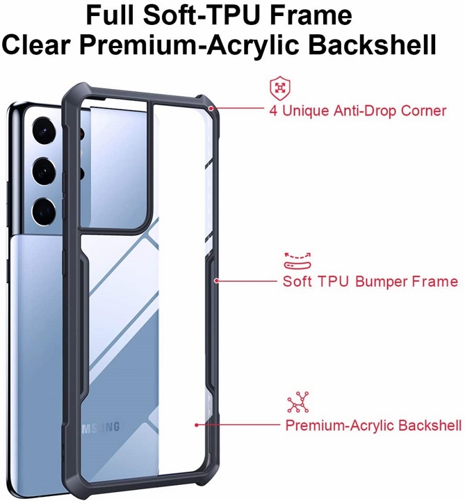 Ốp lưng cho Samsung S21 Ultra cao cấp Xundd - Hàng nhập khẩu