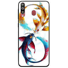 Ốp lưng dành cho Samsung M30 mẫu Cá Chép Xanh Vàng