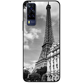 Ốp lưng cho Vivo V23e - Y31 - Y51 - Y55 - Y55s - Y55 2022 - Tháp Paris Xưa - Hàng Chính Hãng