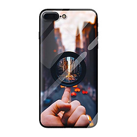Ốp lưng kính cường lực cho iPhone 8 Plus CẢNH 1 - Hàng chính hãng