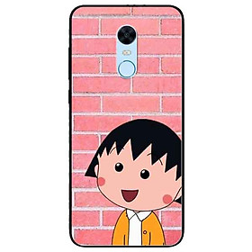 Ốp lưng in cho Xiaomi Redmi note 4x/ Redmi Note 4 Mẫu Cô Gái Nơ Đỏ