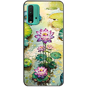 Ốp lưng Redmi 9T - 13C - 13 4G - Redmi Note 13 4G - Note 13 Pro 4G - Note 13 Pro 5G - Sen Tím Đẹp - Hàng Chính Hãng