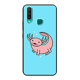Ốp Lưng in cho Vivo Y12 Mẫu Cá Cửu Sừng Hồng - Hàng Chính Hãng