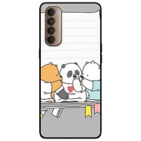 Ốp lưng dành cho Oppo Reno 4 Pro mẫu 3 Chú Gấu 3