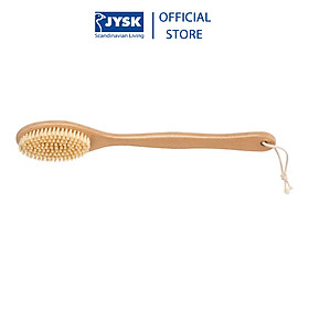 Bàn chải tắm | JYSK Valje | gỗ/PP | màu gỗ | R6xD38xC3cm 