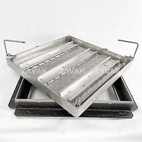 Nắp bể ngầm Zavak Inox 304. MHD 700x700