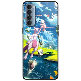 Ốp lưng dành cho Reno 4 Pro mẫu Khung Long Tím