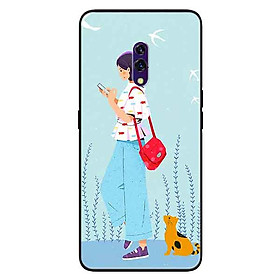 Ốp lưng in cho Oppo K3 Mẫu Cô Gái Tai Mèo