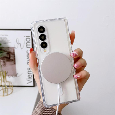 Ốp Lưng Từ Tính Cho Samsung Galaxy Z FOLD 6 / Z FOLD 5 / Z FOLD 4 / Z FLIP 5 / Z FLIP 4 / Z FLIP 3 Từ Tính Trong Suốt