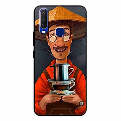 Ốp lưng in cho Vivo Y15 Cà Phê Phin