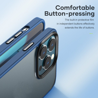 Ốp lưng chống sốc viền cao su cho iPhone 14 Pro (6.1 inch) thiết kế mặt lưng trong suốt Hiệu Rock hybrid tective Case (độ đàn hồi cao, bảo vệ toàn diện, tản nhiệt tốt) - hàng nhập khẩu