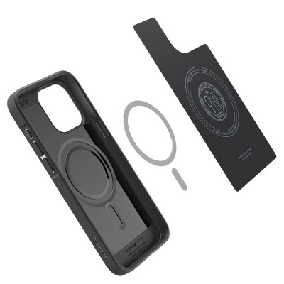 Ốp Lưng Spigen Hỗ Trợ Sạc Từ Tính MAGFIT Dành Cho iPhone 15 Pro Max, SPIGEN CORE ARMOR MAGFIT - HÀNG CHÍNH HÃNG
