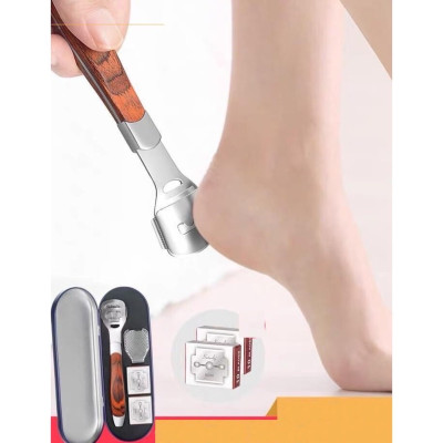 Dụng cụ cạo chân bằng thép không gỉ , để loại bỏ da chết , vết chai, , dụng cụ chà xát bàn chân, dao bào