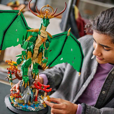 LEGO NINJAGO 71847 Đồ Chơi Lắp Ráp Rồng Hộ Vệ (1650 chi tiết)