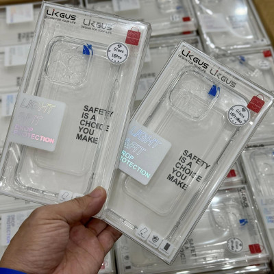 Ốp lưng cho iPhone 16 Pro Max, iPhone 16 Pro, iPhone 16 Plus, iPhone 16 hiệu LIKGUS trong suốt bảo vệ camera, chống ố, chống sốc cao cấp - Hàng chính hãng.