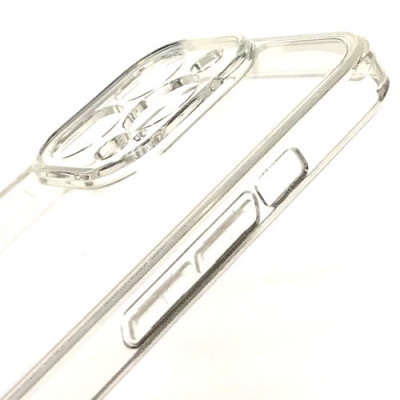 Ốp lưng cho iPhone 14 Pro Max hiệu Likgus Clear Shock Camera trong suốt (Không ố màu) - Hàng nhập khẩu