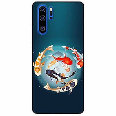 Ốp lưng in cho Huawei P30 Pro Mẫu Koi Vây Quanh
