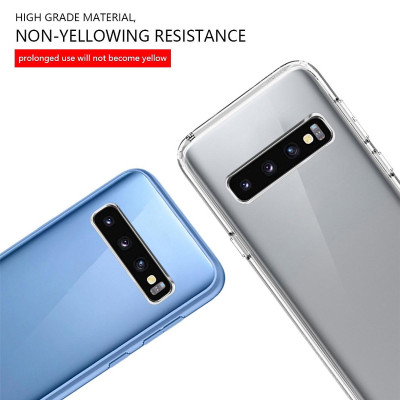 Ốp lưng chống sốc cho Samsung Galaxy S24 Ultra , S23 Ultra , S22 Ultra , S25 Ultra , Note 10 Plus hiệu Likgus Crashproof mặt lưng cường lực viền dẻo chống ố vàng - Hàng nhập Khẩu
