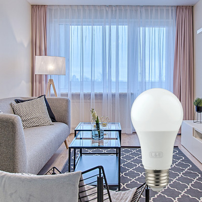 BÓNG LED BULB L&E#LED-Bulb-850LM/840/9W/E27 COOL WHITE