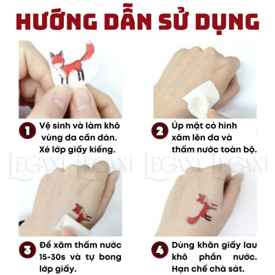 Miếng dán hình xăm kinh dị hóa trang Halloween vết sẹo xước máu giả vết khâu chảy máu vết thương Legaxi