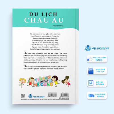 Trò Chơi Giải Mã Mê Cung - Du Lịch Châu Âu (Tác Giả : Phái Đường) - Vanlangbooks